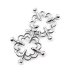 Clip de mamelon réglable en argent avec des cloches de poitrine Bells jouet de luxe pour le mamelon jeu chaîne détachable creux de conception de conception de mamelon Ring5437213