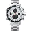 WEIDE hommes sport mouvement à Quartz calendrier numérique alarme chronographe répéteur chronographe horloge montres relogio Masculino320b