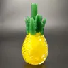 Funny colorful Pineapple Glass Pipes Handmade yellow smoking pipe pyrex bubbler spoon Beautiful Tobacco Smoking Accessories