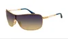Großhandelsmarke Designer Runde Metall Sonnenbrille Männer Frauen Gläser Retro Vintage Sonnenbrille mit kostenlosen Etuis und Box