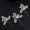 3pcslot Women Pearls Ivory White Hairpins Fashion Hair Sticks Fields and Gardens Style Wedding Hair Jewelry Accessories JCF0202092968