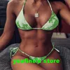 Topp Bikinis Set One Piece Sexig Print Hög midja Bikini med Ruffles Hollow Special Fabric YouFine Droppe Accepted Sports Training Designer