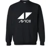 Musik dj avicii tryckta pullover hoodies män mode bomull tröja casual hip hop hajuku fleece varma hoodies män kläder