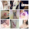 100 pezzi Adesivi da tatuaggio temporanei Fiori Fiori CAT CATTO FEDI TATTO TOOO CORPO ART IMPRESSIONE ROSE FASCIO PER BASSI E DONNE8902072