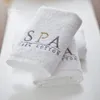 Serviette de bain blanche pour hôtel avec logo personnalisé brodé, 100% coton, ferme, maison, prendre une source thermale, sauna, serviette pour spa, golf 600 g / 500 g / 400 g 16/32