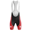 New 2024 Switzerland Cycling Team Jersey 19D pad Bike Shorts Set Quick Dry Ropa Ciclismo Mens Pro BICYCLING Maillot Culotte Wear