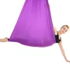 Widerstandsbänder 16 Farben Fitnessstudio Home Fitness Nylon Aerial Yoga Hängematte Antigravity Swing Pilates Belt Body Building 4m 5m1261697