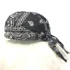 Мода 100% хлопок Paisley Мотоцикл Череп Cap Doo Rag Бандана волос Wrap Hat Крышка головки Бесплатная доставка