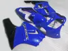 Gratis Custom Fairing Kit för Kawasaki Ninja ZX12R 2000 2001 ZX1-2R 00 01 ZX 12R Body Repair Blue Aftermarket Fairings Set