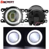 2pcs / paire (Gauche + Droite) Angel Eye phares antibrouillard à LED pour Peugeot 307 à hayon 3A 3C 2002-2008 pour Peugeot 2008 2013-2016