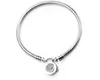 925 Sterling Silver Bracelets 3mm Snake Chain Fit Lock Bangle Bracelet Jewelry Gift For Men Women w79