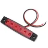 TMH - 6LED - B 5 Colors DC 12V Waterproof Car Truck Warning Side Light