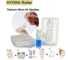 Hydra Roller 64 pin Microneedle in titanio Ago 0,25 mm/0,5 mm/1,0 mm Anti rughe Rimozione dell'acne Dermaroller Strumenti per la cura della pelle