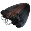 Garra grampo cordão Rabo-Remy russo loira cutícula Alinhados Virgem Natural Hetero 120g 12-26 polegadas Cavalinha Extensões de cabelo humano