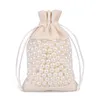 13 * 18cm (5 * 7inch) Multicolor Organza Sackcloth Bag Drawstring Bags Presentpåsar Presentpaket