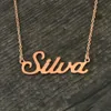 Qualsiasi collana con nome personalizzato Ciondolo in lega Alison Font Ciondolo affascinante Collana con nome personalizzato Collana personalizzata T190702