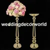 Lüks avrupa tarzı altın düğün centerpiece masa için, ev deco çiçek vazo decor265