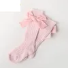 archi Moda ragazze calzini dei calzini della principessa del cotone ragazze calze di design neonate ginocchio maglia alti calzini bambini calzino calze bambino B363