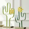 Couronnes de fleurs décoratives Plantes de fer simples nordiques Cactus et décoration de la maison Plante de bonsaï pour table de bureau Décoration d'intérieur1