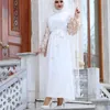 ETHNISCHE Kleidung PAINE TASSEL Abaya Dubai Muslim Hijab Kleid Abayas für Frauen Kaftan Cafan Islamic Turkish Kleider Robe Femme Kleidung1