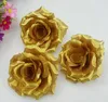 10cm Ivory Artificial Flowers Silk Rose Head Diy Decor Vine Flower Wall Wedding Party Decoration Gold Artificial Flowers For Decor100pcs/lot