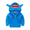 Mudkingdom Boys Girls Diervormige capuchon Jackets Peuter Fleece Coats Kids Zipper Candy Color Outerwear Girl Winter Kleding