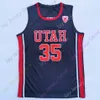 Coe1 2020 Nowe koszulki NCAA Utah Utes 35 Kyle Kuzma College Basketball Jersey Size Młodzieżowe dorosły