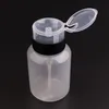 200ml / 6.8oz Nail Art dispensador de la bomba de la botella del polaco del gel removedor limpiador líquido del envase botella de presión