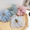 Moda Scrunchie Stretch Pałąk Dot Plaid Scrunchies Kobiety Elastyczne Zespoły Włosów Dziewczyny Włosy Krawaty Paski Akcesoria do włosów