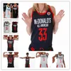 Niestandardowy 2011 Mężczyźni Koszykówka McDonald's All-American Jersey Cole Anthony Scottie Lewis Josh Green Oscar Tshiebwe Cenny Achiuwa Edwards 4XL