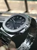 Relógio de luxo novo PPF versão de fábrica 40 mm cinza mostrador azul Miyota 9015 movimento relógio automático masculino 240f