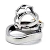 Stainless Steel Male Chastity device Belt Adult Cock Cage With Curve Cocks Ring BDSM Bondage Sex Products
