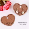 100pcslot Kraft Earring Card Different Size Ear StudDrop Earrings Cards Can Custom Logo Jewelry Display Tag6938428