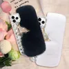 3D Vos Hoofd Fuzzy Diamond Telefoon Gevallen voor iphone Xr XsMax 11 12 13 14 15 Pro Max Warm Pluche pluizige Zachte TPU Cover