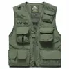 15ポケットの男性女性屋外マルチポケット釣りキャンプハンティングハイキングPography Detachable Tactical Male Vest T20063004471