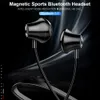 Magnetic Sports TWS 5.0 Bluetooth hörlurar hörlurar nacke trådlöst headset brusreducering musik öronproppar för iPhone Samsung hörlurar