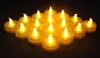 24pcs/set Remote Controll Rechargeable Tea Light LED Candles frosted Flameless TeaLight multi-color Changing candle lamp Party