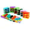 Nonstick wax containers 26ml "4+1" silicone box Jars Dab Reusable for Concentrate storage bottles