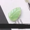 11*17,9mm Blatt Glas Anhänger Zubehör DIY bunte Klinge Hersteller GSLLZ004 Handgefertigte Lampwork