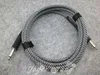 Серебряный 10-футовый кабель для акустической электрогитары, бас-кабель, шнур усилителя, кабель усилителя, кабели для подключения аудио, 9806768
