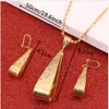Ethiopian Jewelry Set Necklace Pendant Earring Set Joias Ouro 22k Gold Plated Jewelry African Bridal Wedding