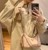 Black And Beige New Vintage Hobo Combo Chain CrossBody Nylon Bag With Small Coin Wallet Satchel Clutch Shouer Bags With 2005 tag