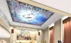 Custom 3D Wallpaper RollBlue sky dandelion white dove leaves green environmental protectionBedroom Living Room Ceiling Decoration Mural Wall