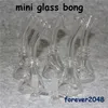 Super Mini Bong Dikke Heady Glass DAB Rigs Bubbler 4.5 Inch Oil Rig 10mm Vrouwelijke Beker Water Bong Luminous Bongs