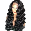 Lâche Vague HD Lace Front Perruques de Cheveux Humains Pré PluckedTransparent Frontal pour les Femmes Noires Brésilienne Vierge Naturelle Délié 150% Densité