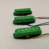 Wycieczki na gitarze SSS Pojedynczy cewki Zamknięte Pickups Green Electric Guitar Pickups