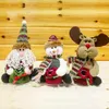 Decorações de Natal 1 Peça boneco de neve/ alce/ fofo Papai Noel Design de Natal Sacos de Candy Sacos de Capas de Festas Indoors1