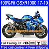 Injection Pour SUZUKI Vert brillant GSX-R1000 L7 L8 GSXR 1000 2017 2018 2019 331HM.48 GSX R1000 K17 GSXR-1000 GSXR1000 17 18 19 Kit de carénages