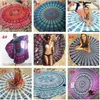 Hot 35 sty Mandala Шифон Круглый Пляжное Полотенце Бросок Гобелен Хиппи Бохо Цыганская Скатерть Банное Полотенце Новое Богемное Пляжная Площадь Ветра Полотенце B680