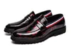Erkek Elbise Ayakkabı erkek Sivri Burun Klasik Moda Siyah / kırmızı Iş Oxford Ayakkabı Rahat Ayakkabılar Erkekler Flats Düğün parti Ayakkabı BM697
